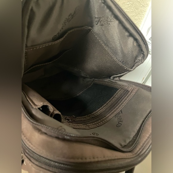 Vintage 1954  Fossil Brown Leather Backpack main image 15